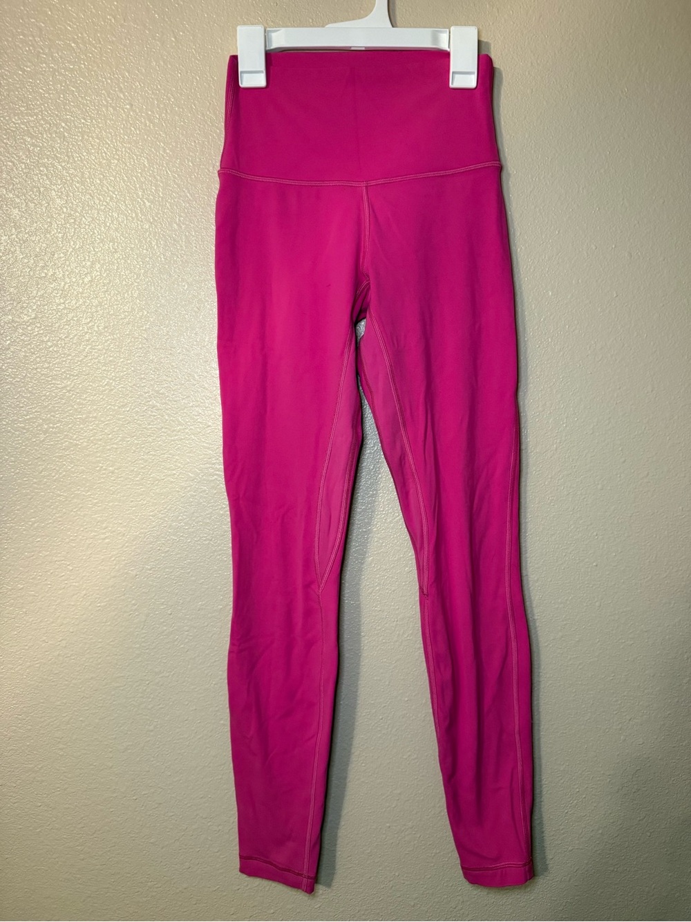 Bright Hot Pink High-Waist Active Leggings